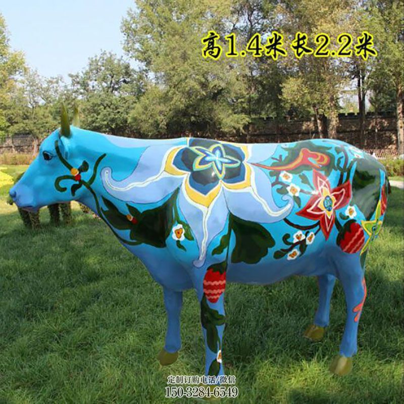 锻钢玻璃钢牛雕塑 动物雕塑主题定做 企业标志牛雕塑精选